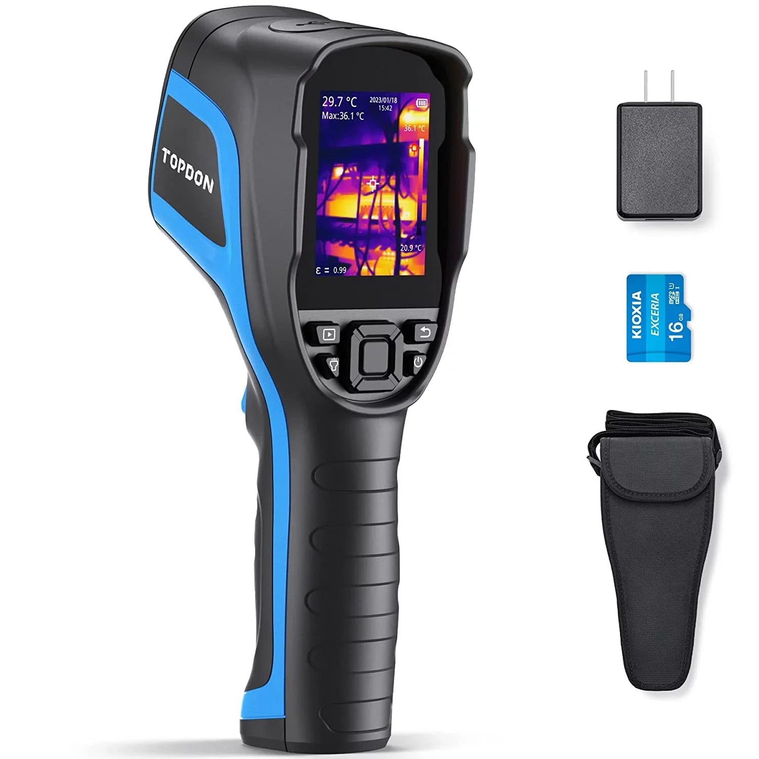 192 256 Resolution Camera Infrared TC004 Camera, Thermal 12-Hour IR Camera Imaging x Life High Battery Thermal Handheld TOPDON