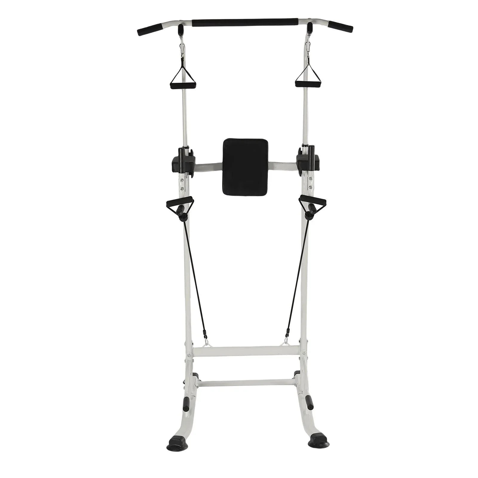 Black Power Pull Gym Chin Home Push Up Tower Adjustable Power Bar Tower Station Gym Home Dip Height