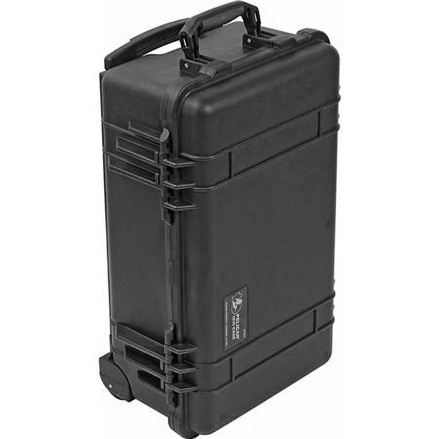 Case Watertight Hard TSA Black Wheels, with 1510LOC Laptop Overnight
