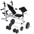 Dumbbell of Potential Rack Fitness Set Weight Complete Total with Bench Weight
