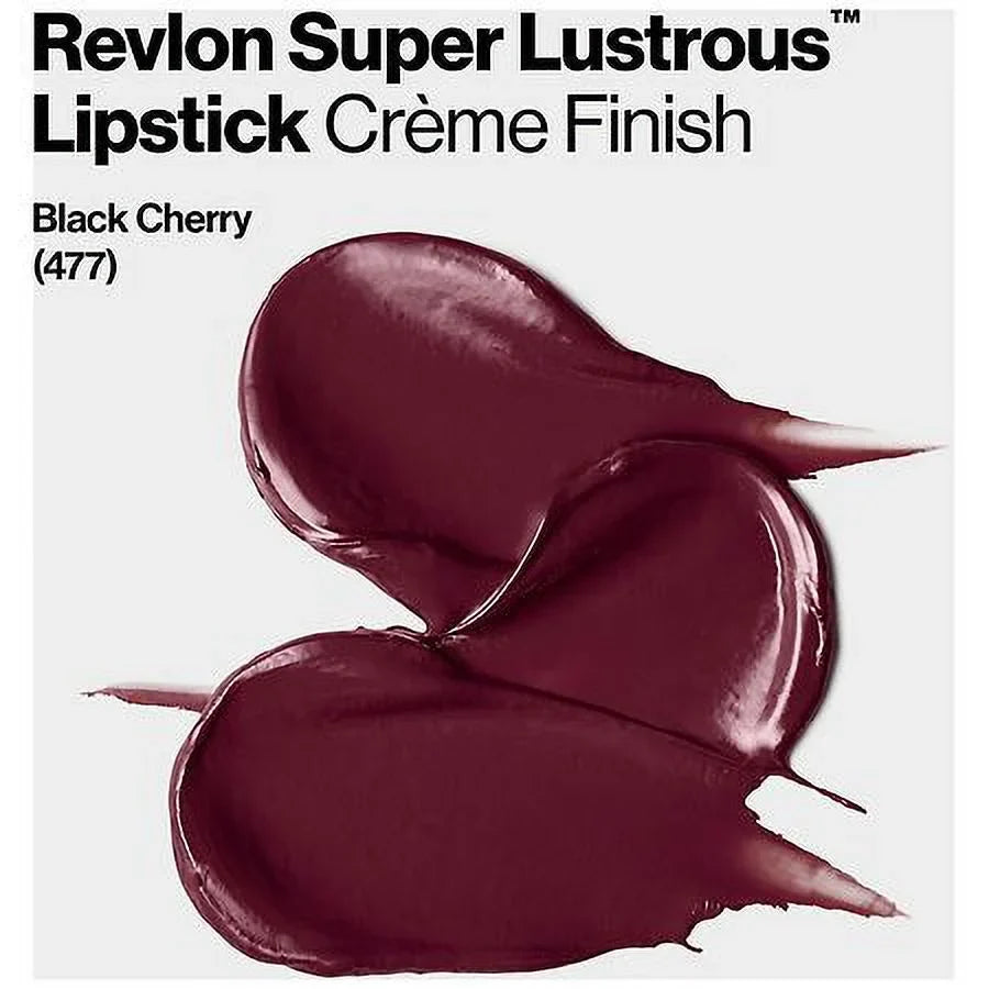 Cherry Revlon oz Lustrous Black Lipstick, Super 0.15