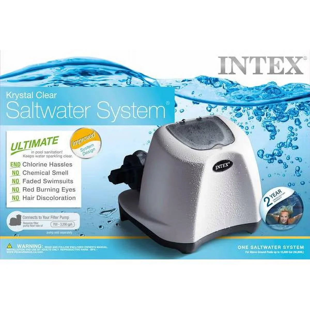 Intex Clear 120V Krystal Saltwater System
