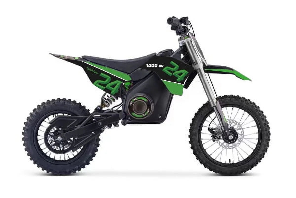 1000W, parents, DRIFT speed torque Lithiom variable for motocross & Dirt 36v10ah Black, 18MPH Toys Teens, Green controls for Ion, Bike, Kids, Speed, Electric HERO Max