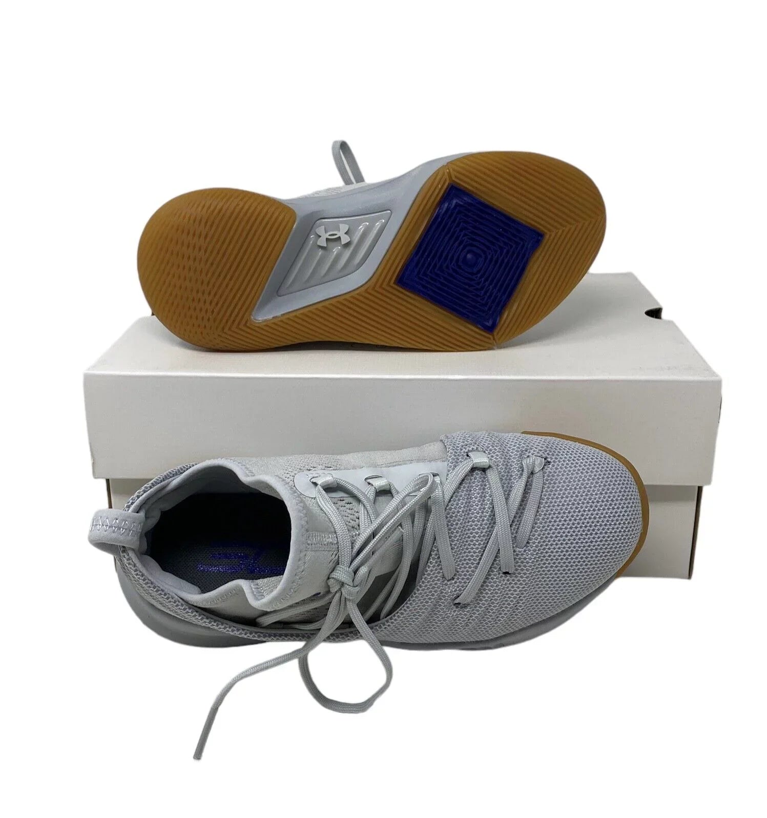 Armour Gray UA 3020742-105 5 Under Elemental Boys Sneakers Mesh Curry Tokyo PS