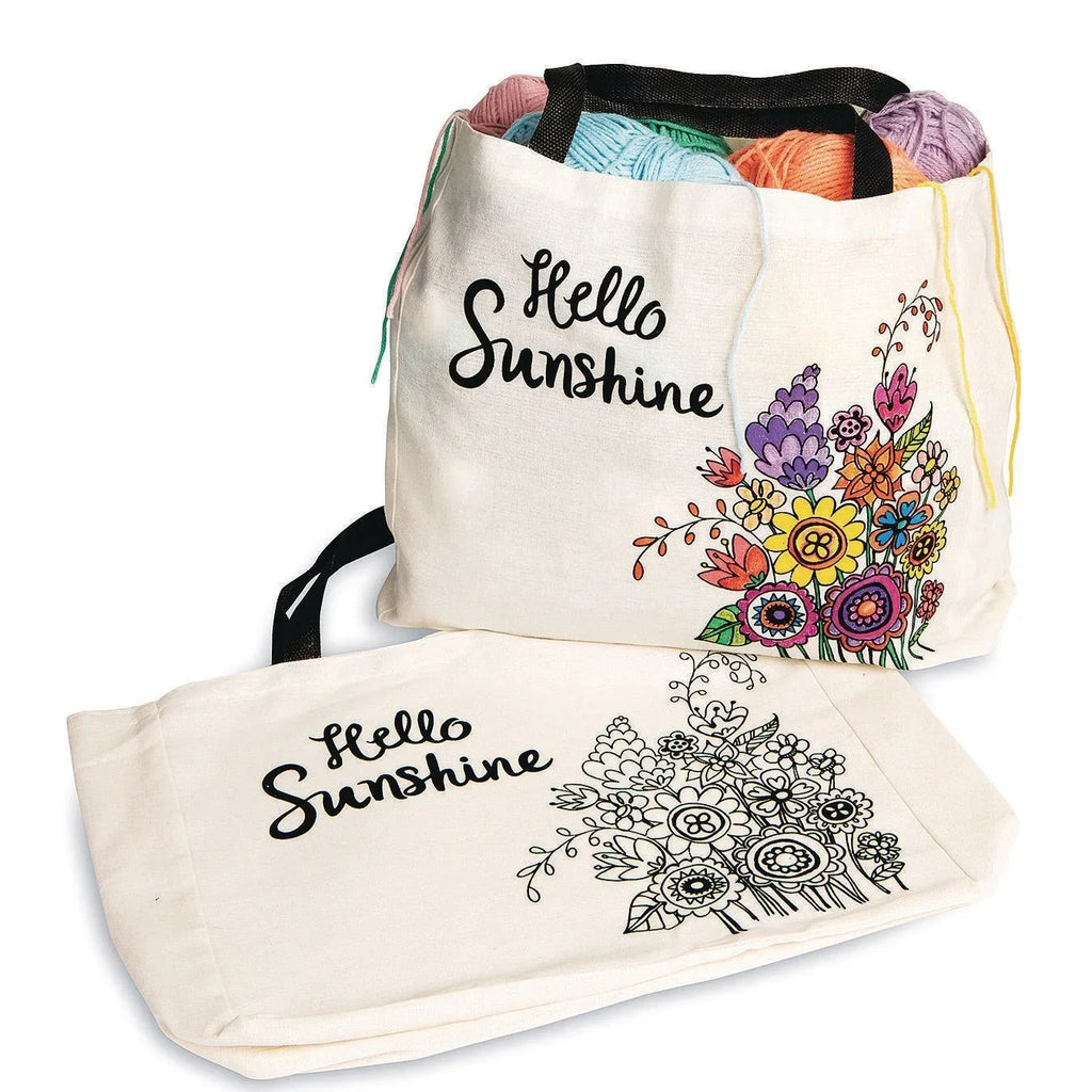 Velvet Hello Bag Sunshine 12) Tote of (Pack Art