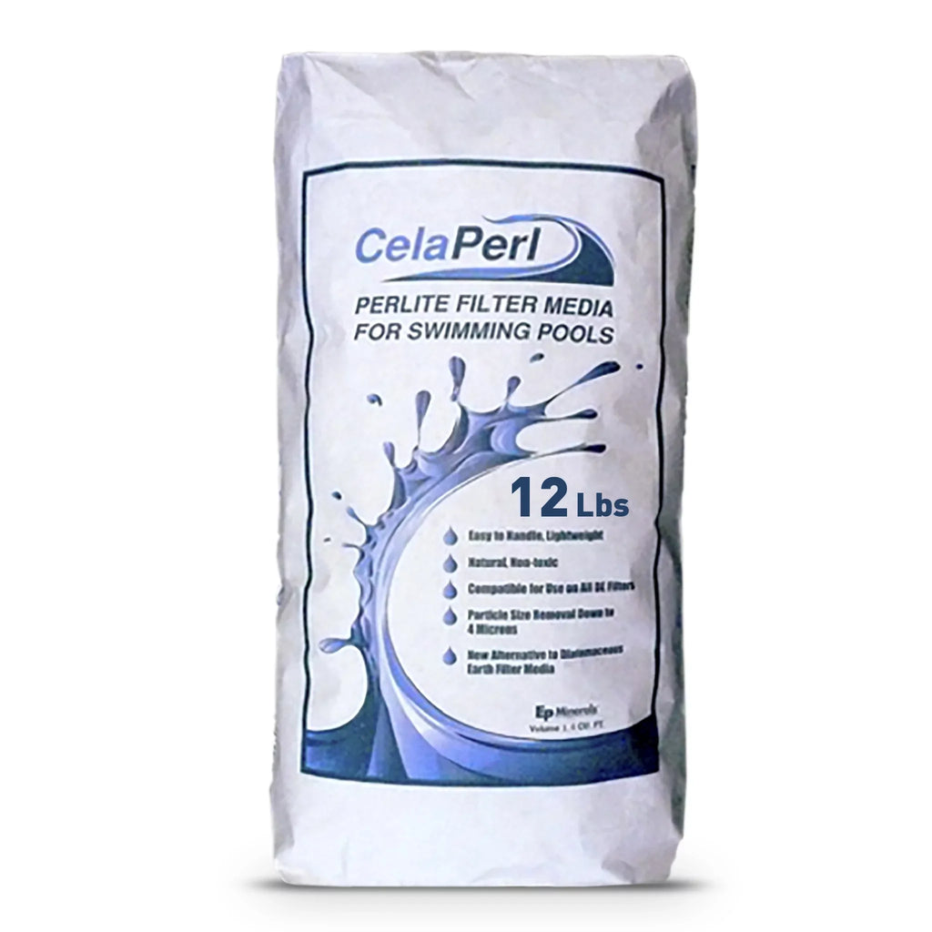 CelaPerl 24 – Earth - 12 & Perlite Filtration Pool Diatomaceous Pounds Spa Alternative = – Pounds DE Aid Pool Filter Swimming