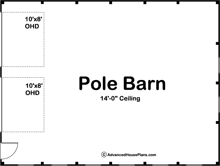 Barn/Post Blueprints Builder House Pole Advanced Plans: Ready | | 29455 Plan Pierce Frame