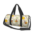 Travel ZICANCN Retro Bag Bees Men Tote Gym Weekenders Women Duffle Sports Daisies Bags Checkerboard Bag, for