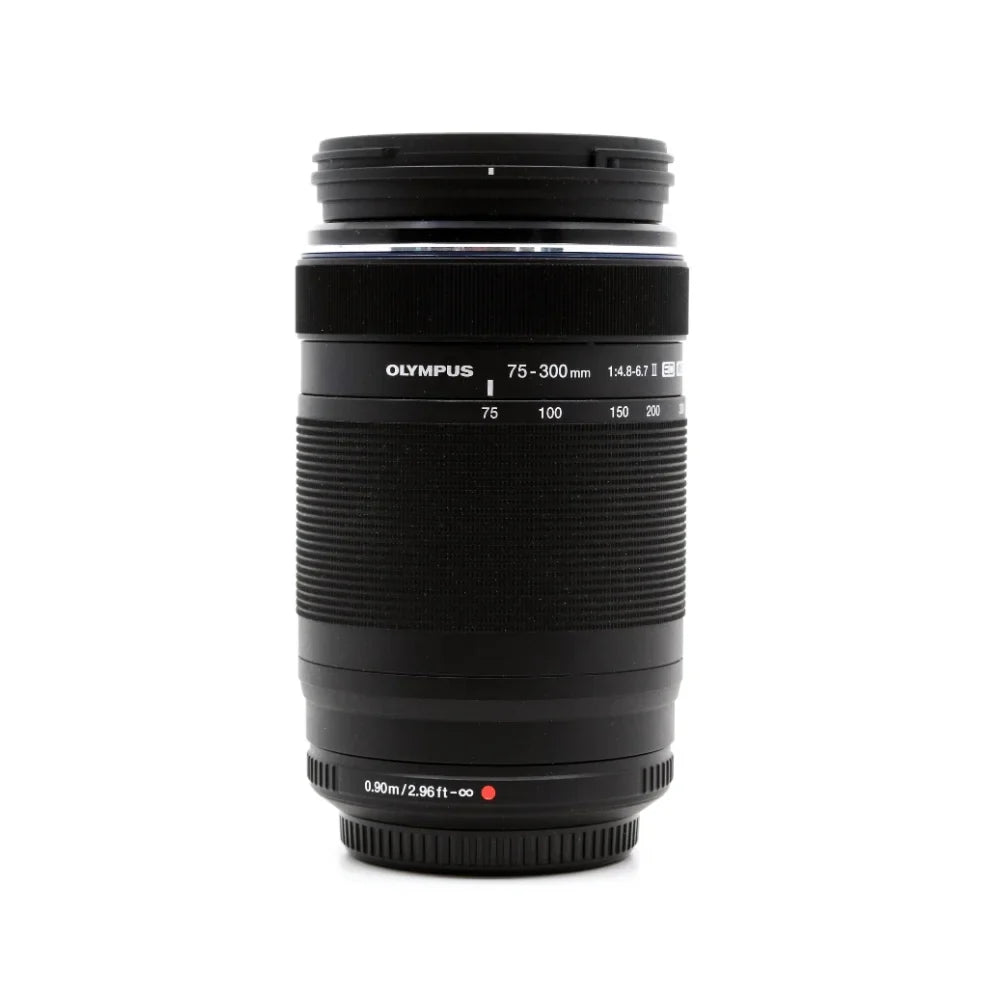 '+ Digital - Olympus M.Zuiko 64GB ED Bundle Monopad Slave Accessory Flash Lens- Kit 75-300mm f/4.8-6.7 + Video II