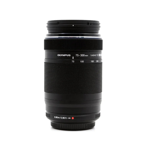 '+ Digital - Olympus M.Zuiko 64GB ED Bundle Monopad Slave Accessory Flash Lens- Kit 75-300mm f/4.8-6.7 + Video II