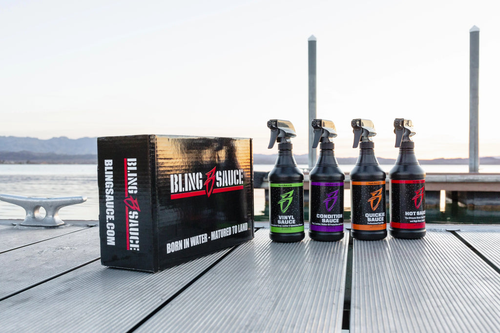 Four Bottles Sauce oz Bling 20 Variety Boat - Bling Kit, Boat Cleaner 4-Pack