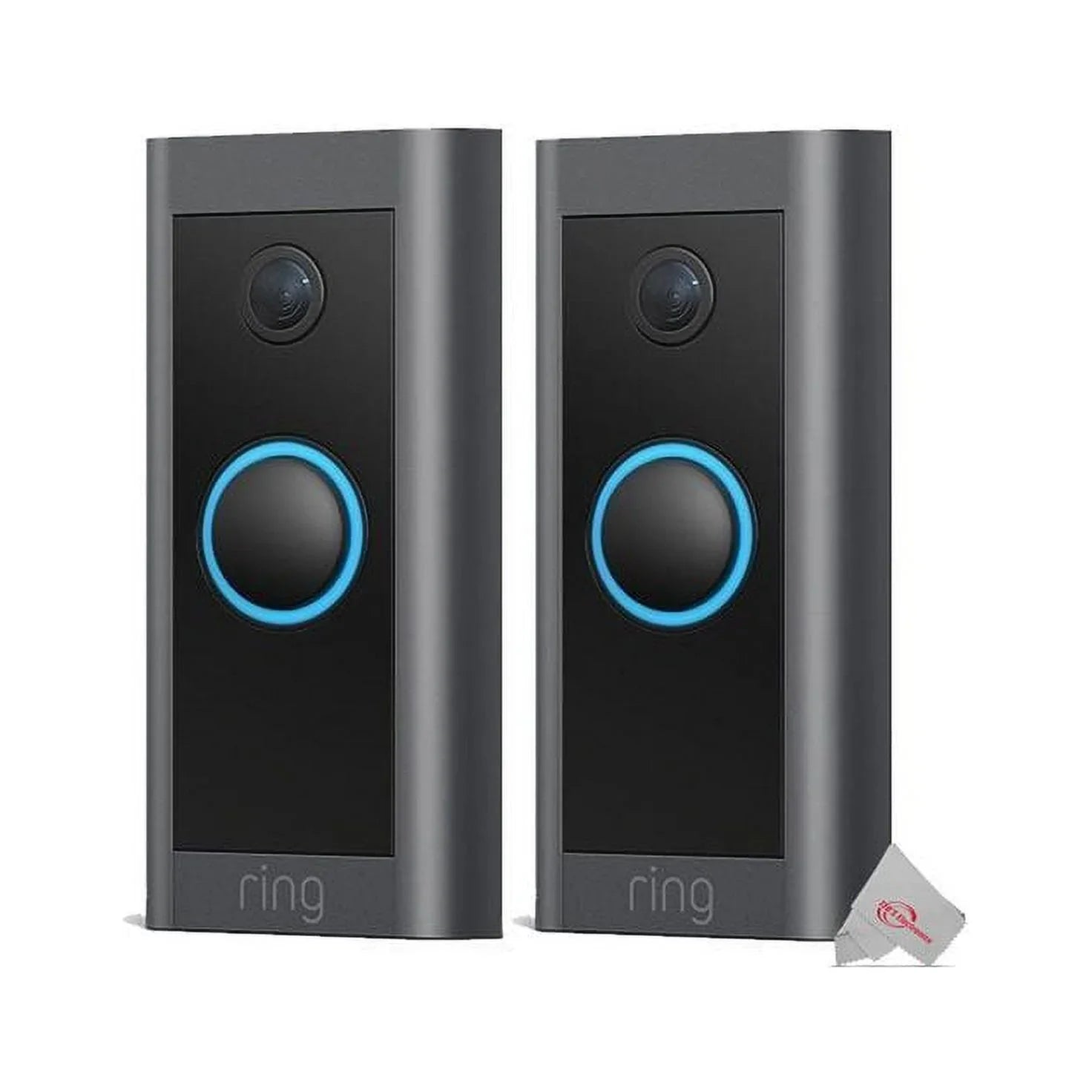 HD Black Wired Doorbell Video 2x 1080p