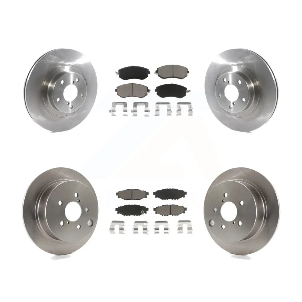 Rear Diameter XV Front Subaru Rotors And With K8C-100919 Transit Ceramic Rotor Kit Auto Brake Pads Crosstrek - Disc Forester 292mm For