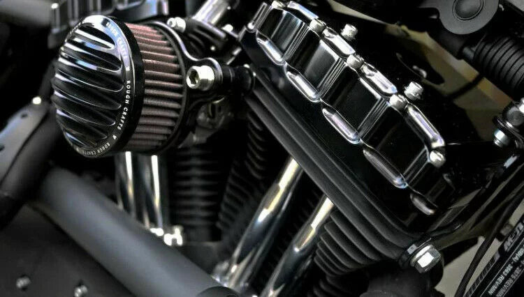 Filter System Intake Cleaner Air Sportster for Kit in Harley-Davidson XL883 XL1200 Silver 1988-2015