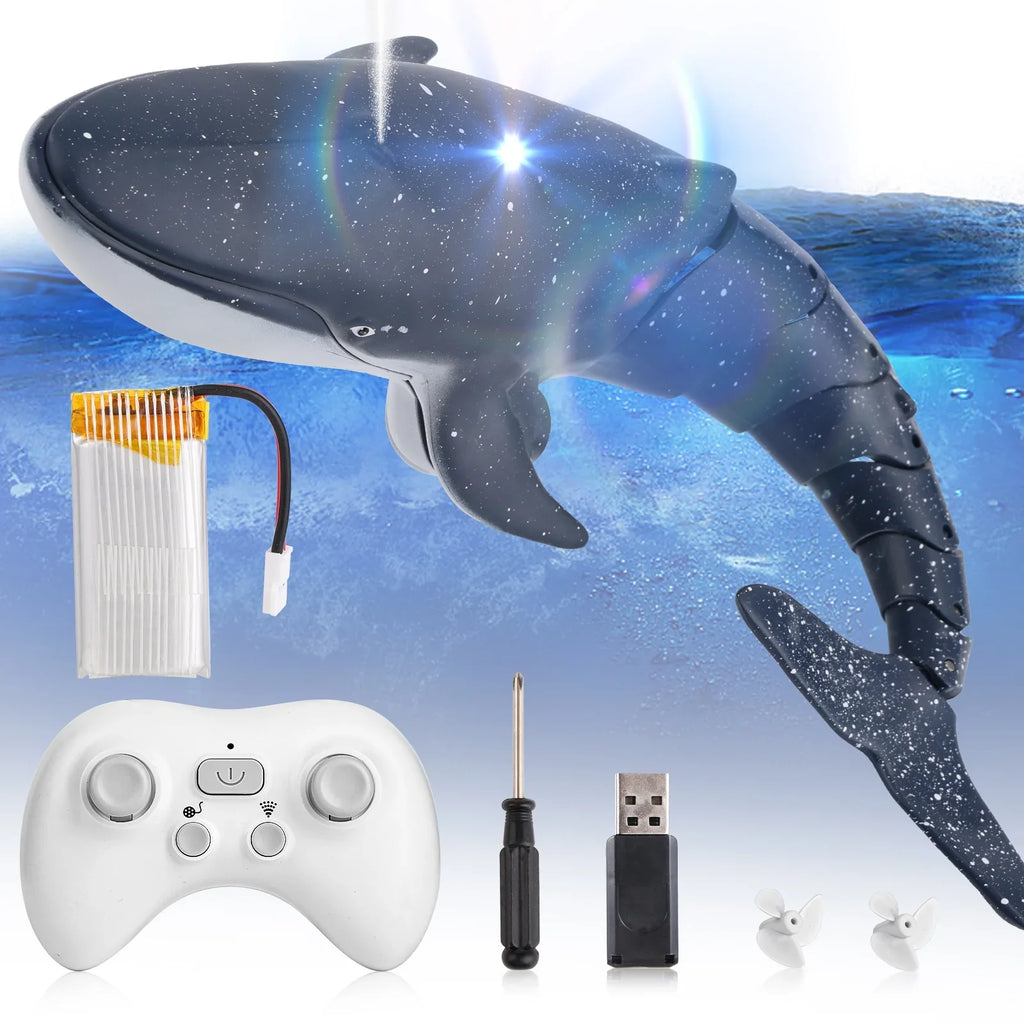 Spray RC Toys Boat Boat Kids, for Pool for Pool RC Toy Toys, Shark Whale Ant Boys Toys, Swimming Girls, Class Diving Water Remote for Control