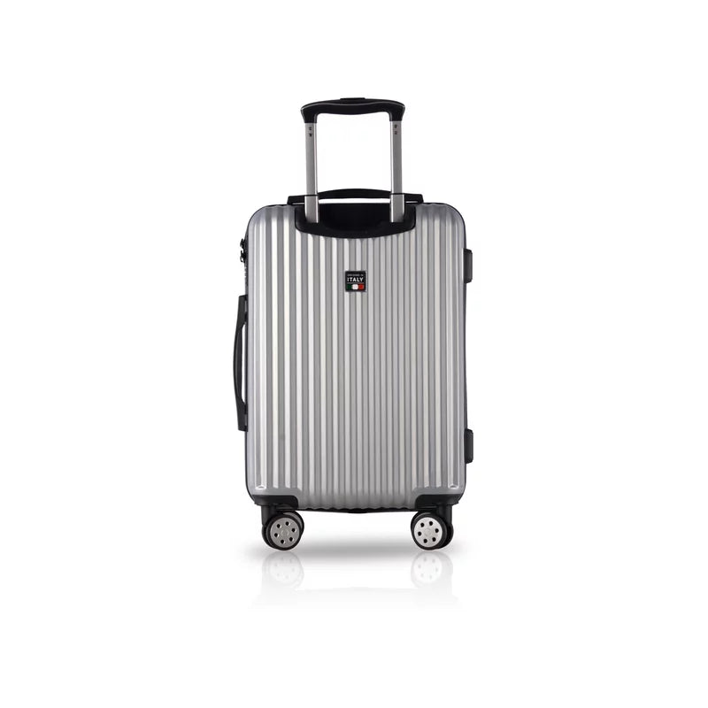 Silver ABS in. Banda Luggage, 24 T0274 Carry-On T0274-24in-SLV TUCCI