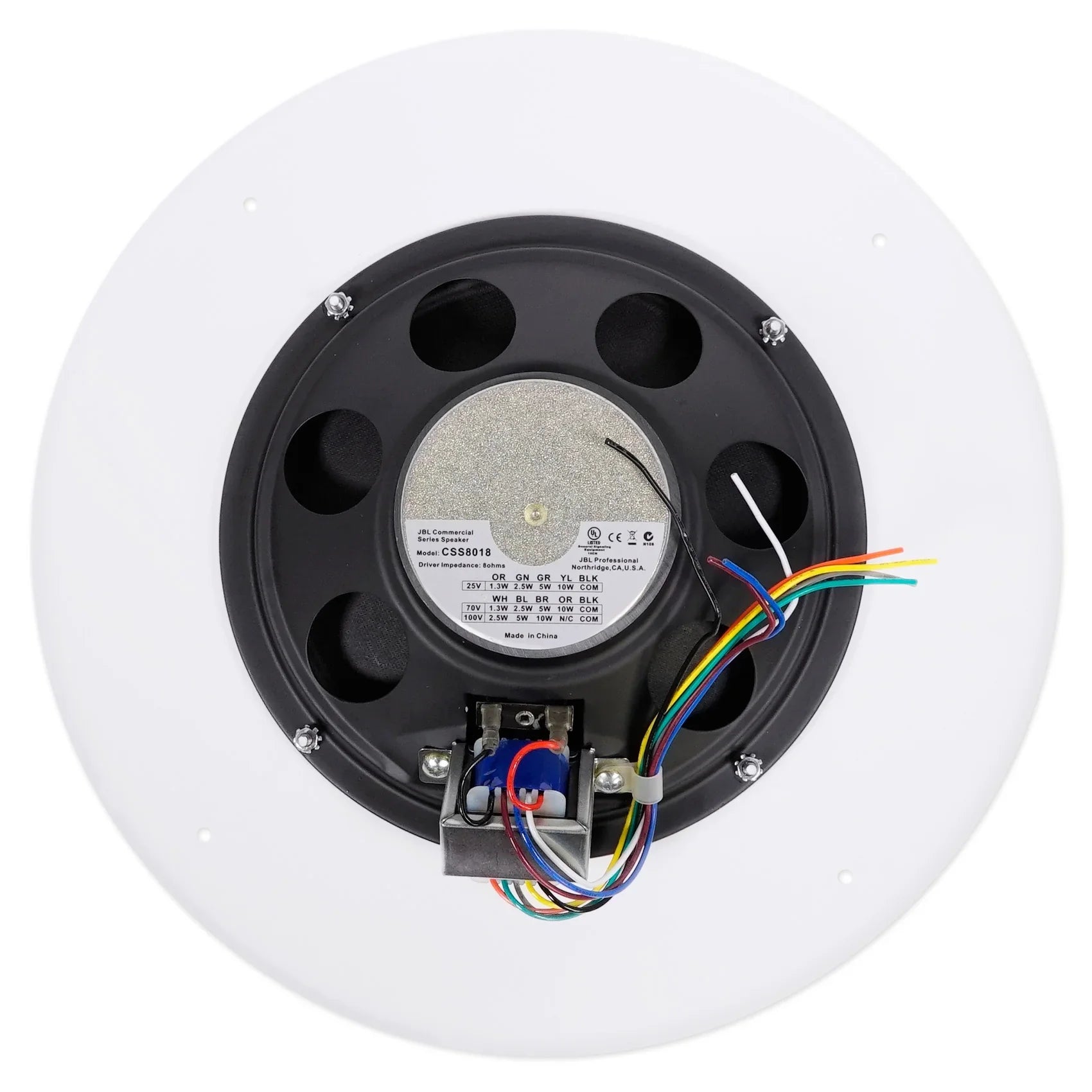 Ceiling Commercial 10 4 8" Watt Speaker 70V/100V Restaurant, Etc JBL CSS8018