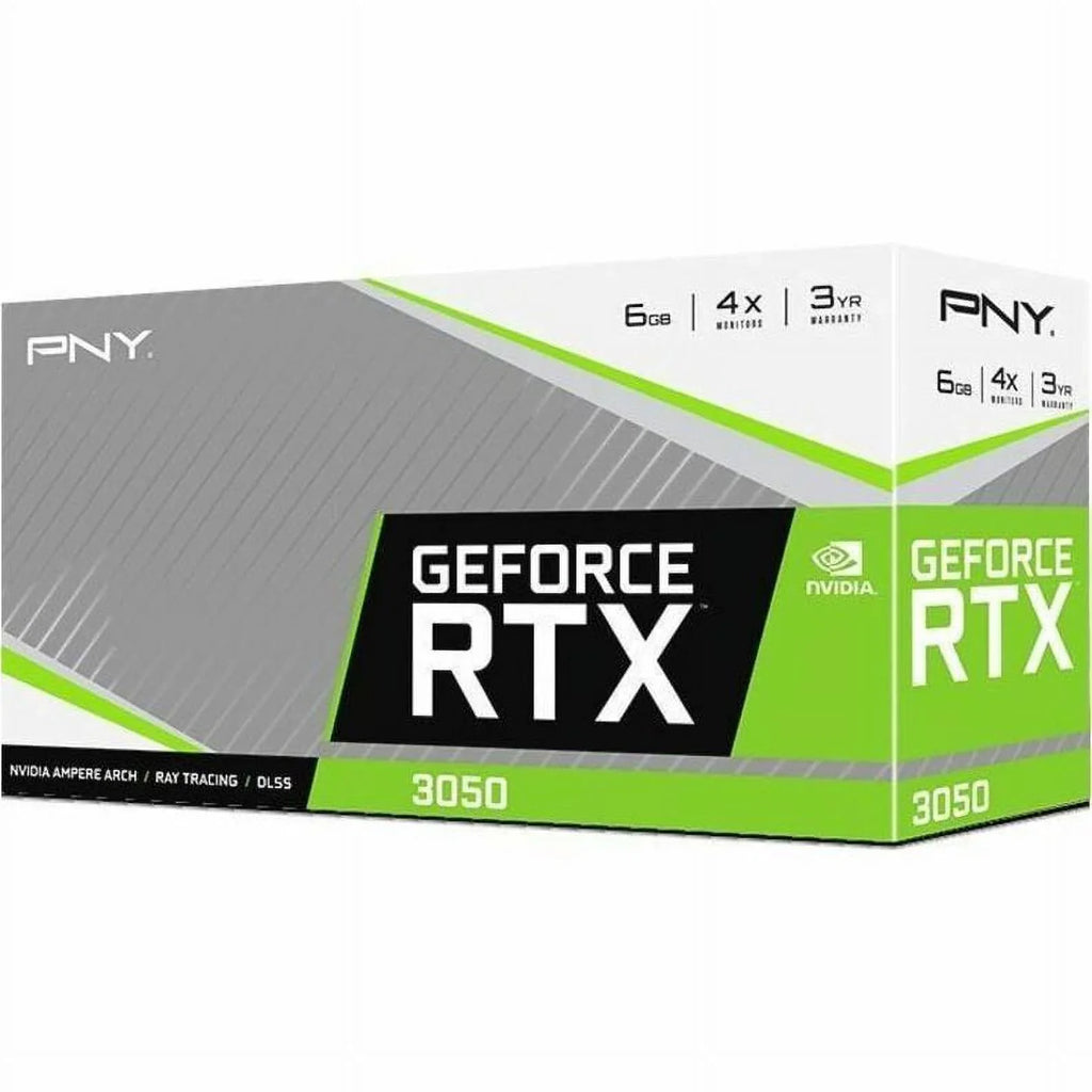x - PCI - NVIDIA GeForce x Boost - 96 x8 - 3050 Core - Width - 1 GHz - DisplayPort HDMI - 4320 DisplayPort Express GDDR6 RTX 7680 - 1.04 6 PNY 1.47 bit GHz Clock Graphic Card GB 4.0 Bus
