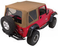Soft Rampage Complete Hardware & Doors), Doors With RealTruck Spice Kit Upper by Frame Soft Full Wrangler 1997-2006 Steel Jeep TJ, For Top 68717 With Denim (No