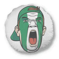 Cushion Pillow Nigeria Screang Facial Head Home Flag Decoration Throw Round Cap Makeup