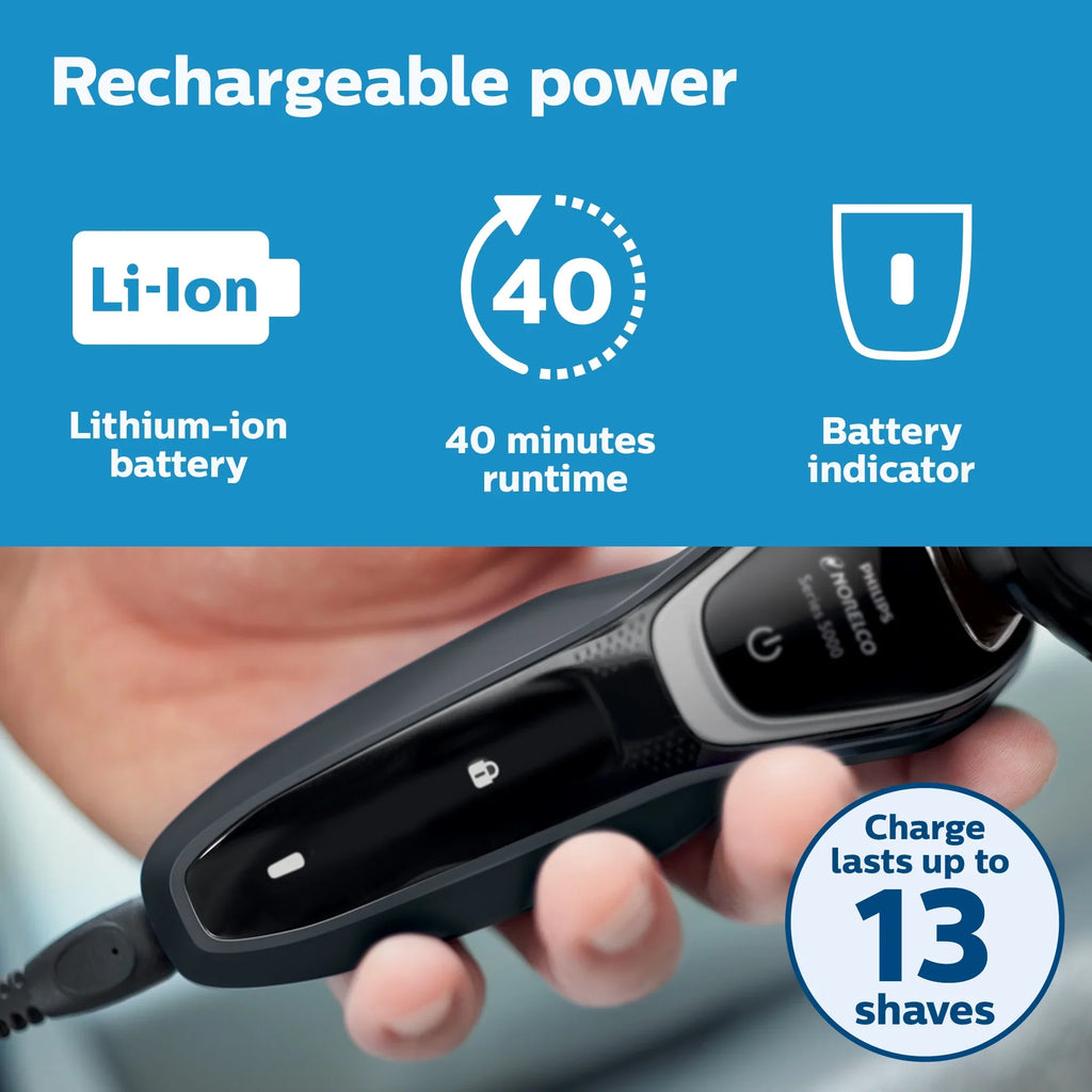 5100 Wet/Dry Norelco Rechargeable S5210/81 Shaver Electric
