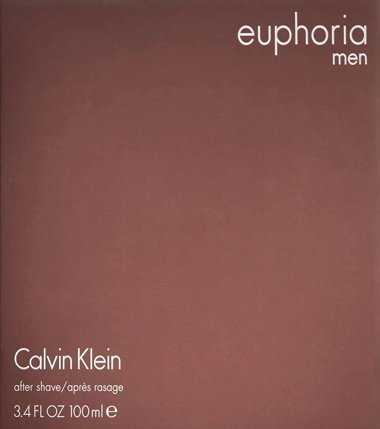 Klein Splash Shave After Euphoria 3.4 Oz Calvin Men
