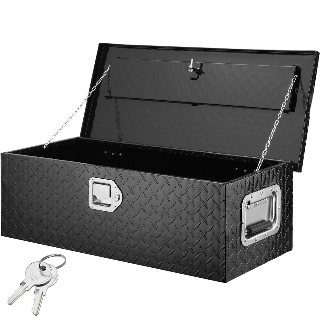 for Bed Tool Box Heavy Pickup Truck SKYSHALO Duty Aluminum 30"x13"x9.6" Bar