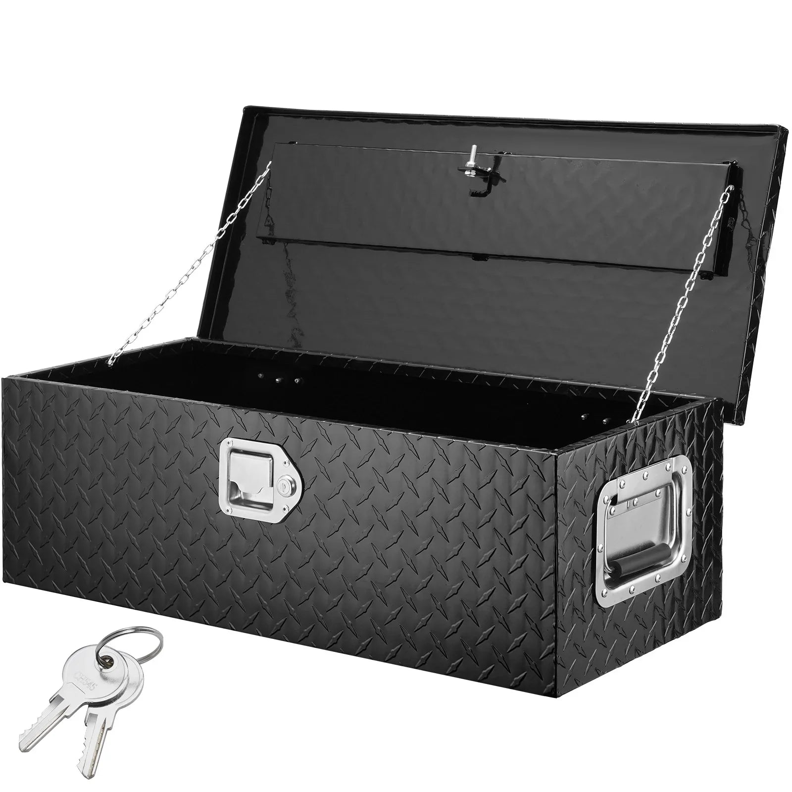 for Bed Tool Box Heavy Pickup Truck SKYSHALO Duty Aluminum 30"x13"x9.6" Bar