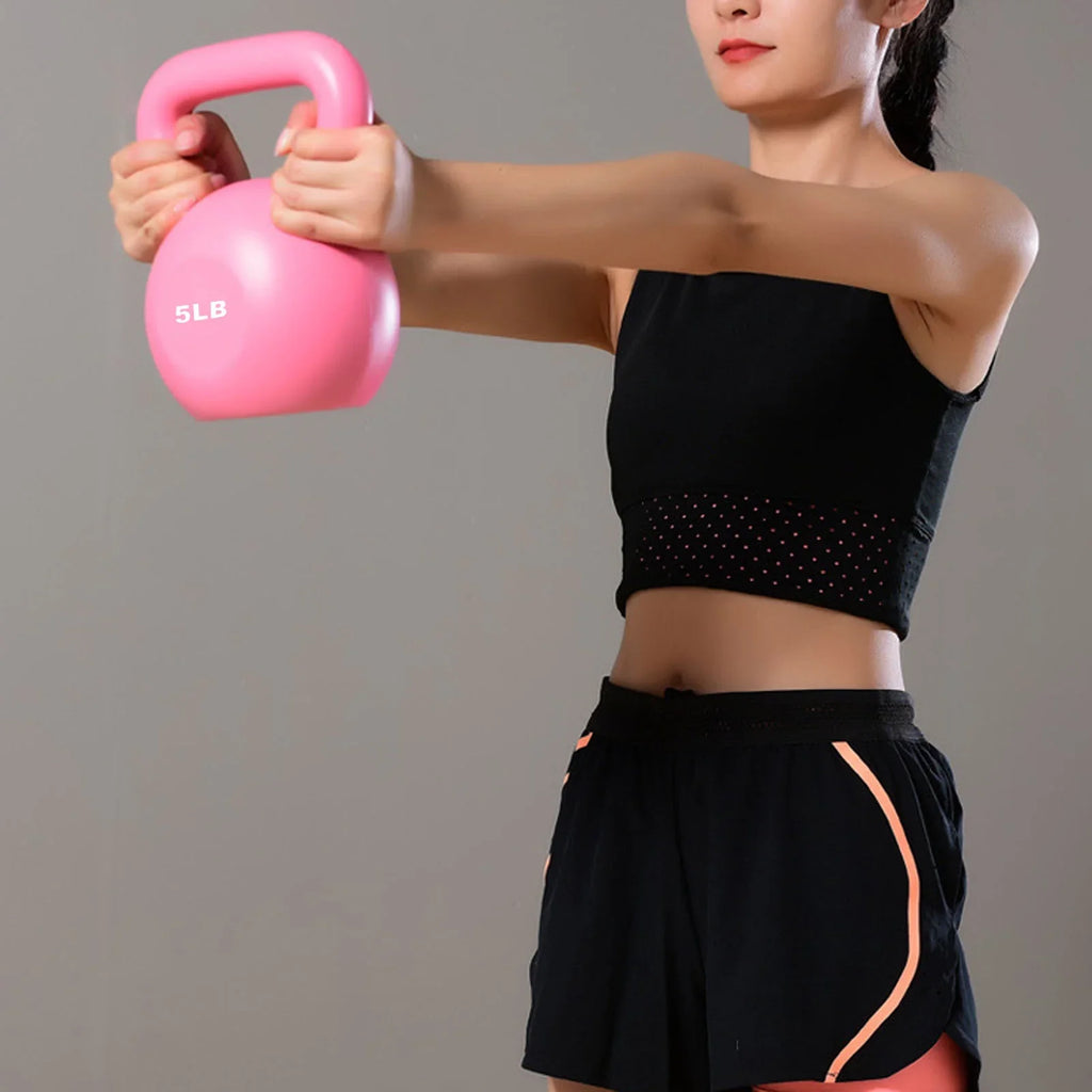 Pink Plyometrics 5LB Strength Exercises PE Men Training for Kettlebell Functional Fitness for Weight Buumin Women