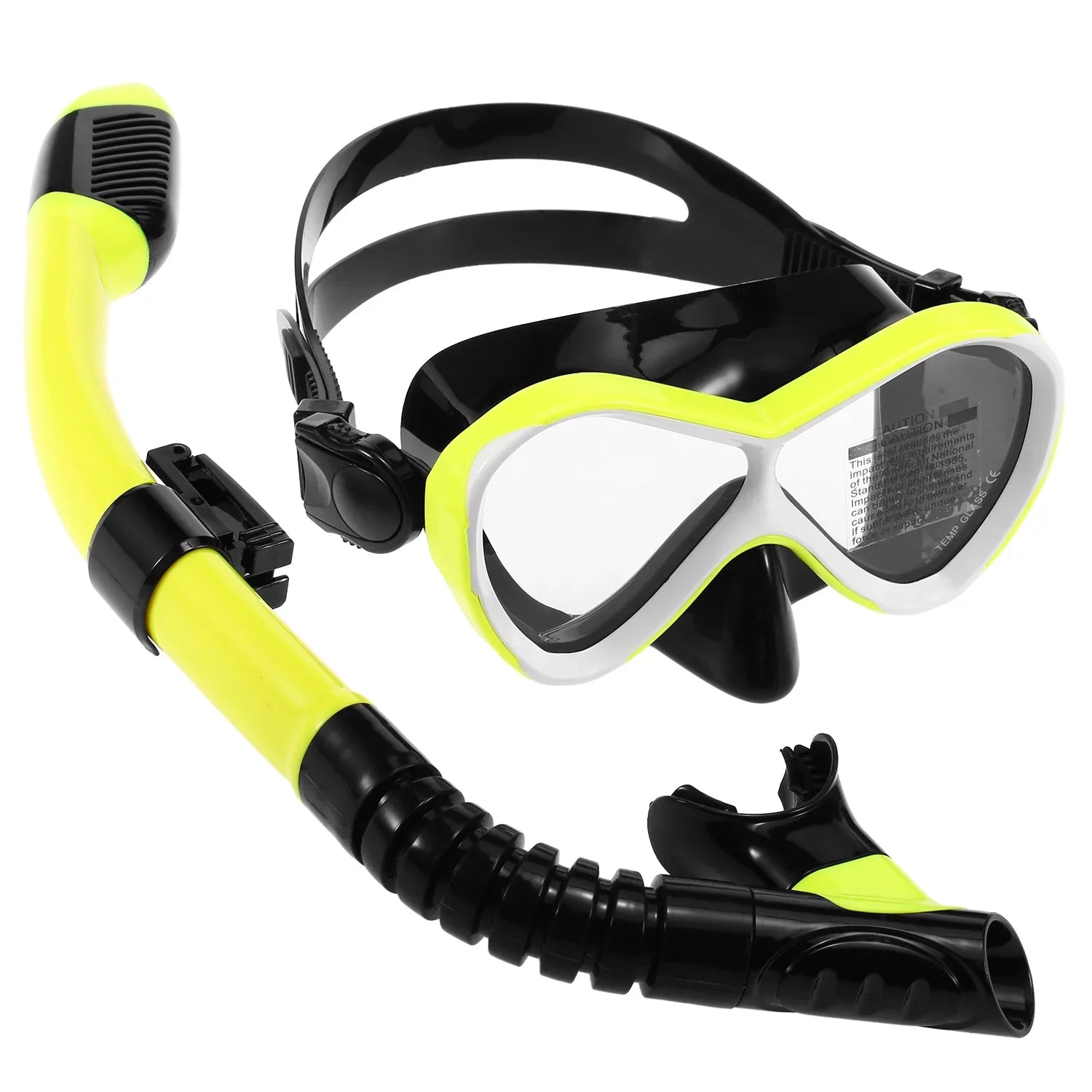 Snorkel with Goggles Set 6588 for Tube -fog Professional Dry Snorkel Swimming Kids Goggles