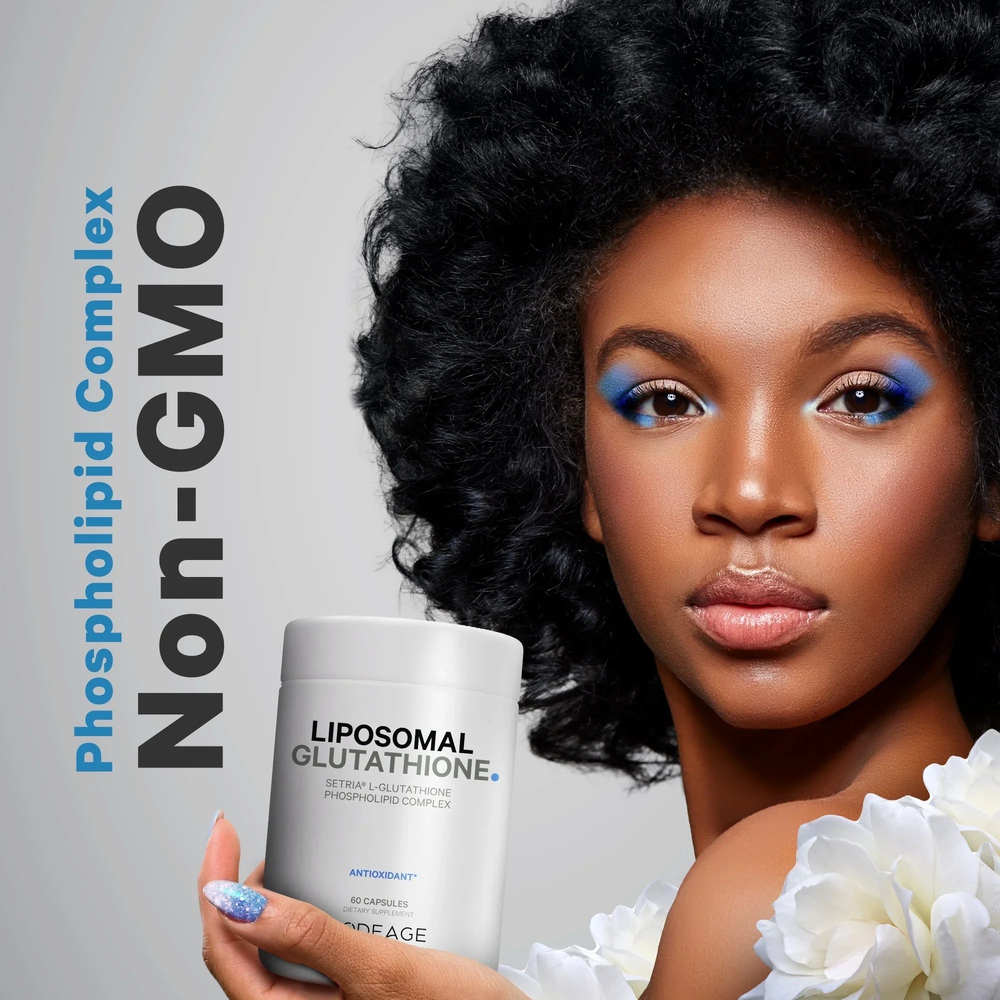 Liposomal Phospholipid 60 Codeage L Vegan, Glutathione, ct Setria® Non-GMO, Capsules, Complex, Glutathione