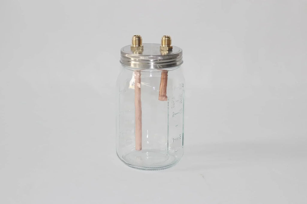 YINCHEN Copper Thump Distiller Still Water Pot Thumper Lid 5 with (Copper Gallon) Keg