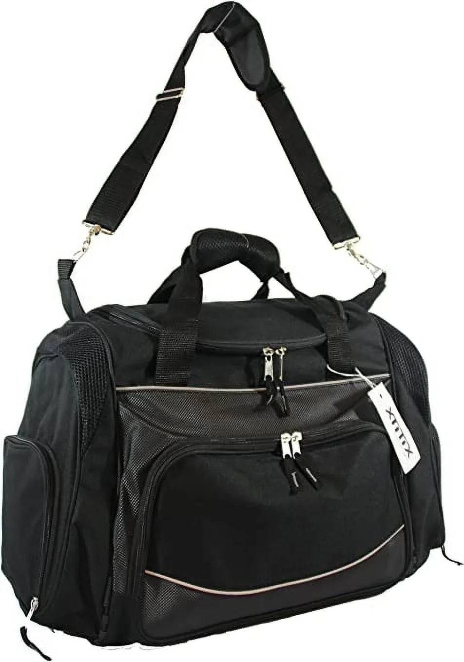 with Xtitix Black Bag Sport Duffel Poly Storage, Golfer Gym Travel Luxury Shoe