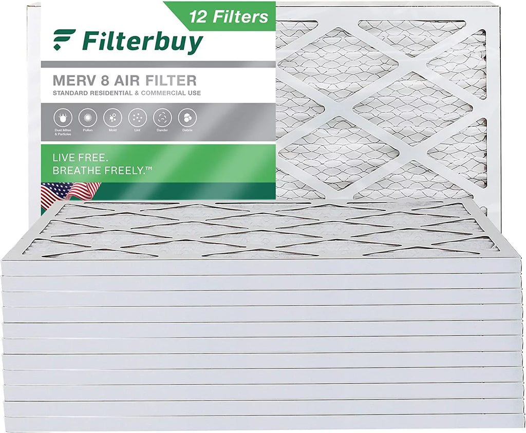 HVAC Air MERV Furnace 12x36x1 AC Pleated (12-Pack) Filterbuy 8 Filters