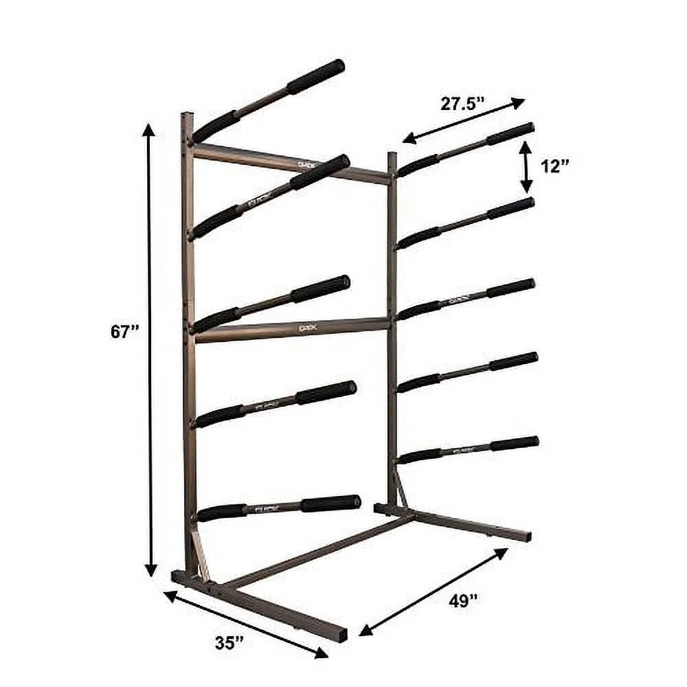 Stoneman Storage Surf 5 and Bronze Freestanding for Glacik Sports, G-210, Rack Tier SUP