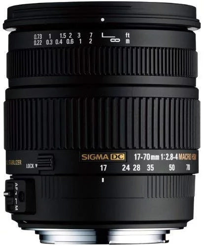 HSM Lens - 17-70mm F2.8-4 DC Sigma Black MACRO