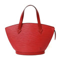 LOUIS Jack Ladies M52277 Handbag Red VUITTON Sun Pre-Owned Vuitton Castilean Leather Epi Louis (Fair)