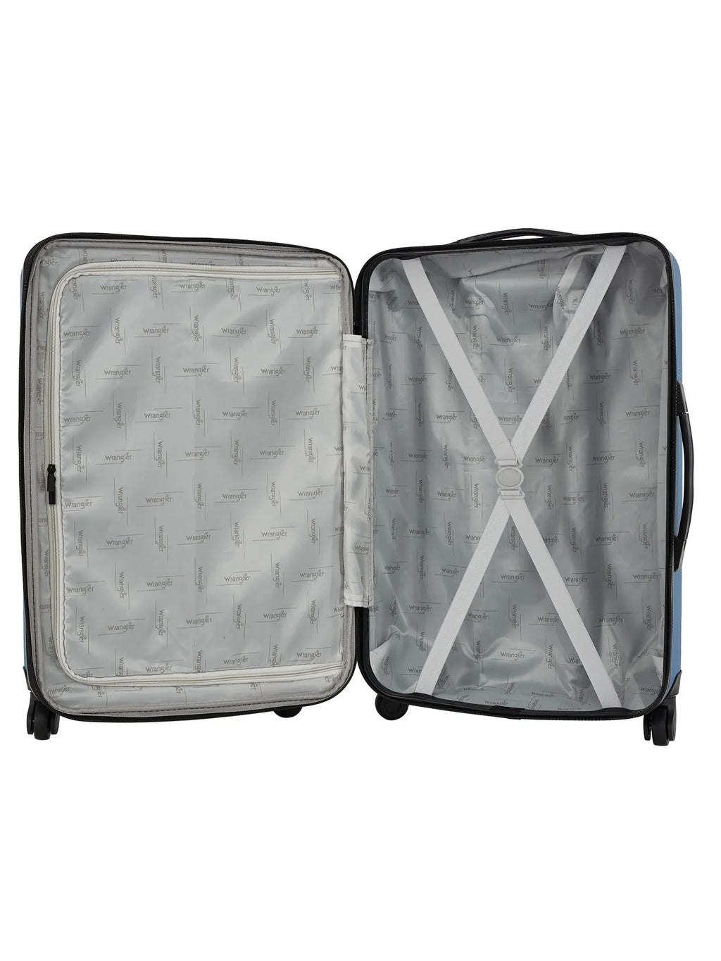 Upright Set, Luggage Wrangler Blue Expandable Rolling Vallarta Travel 3pc.