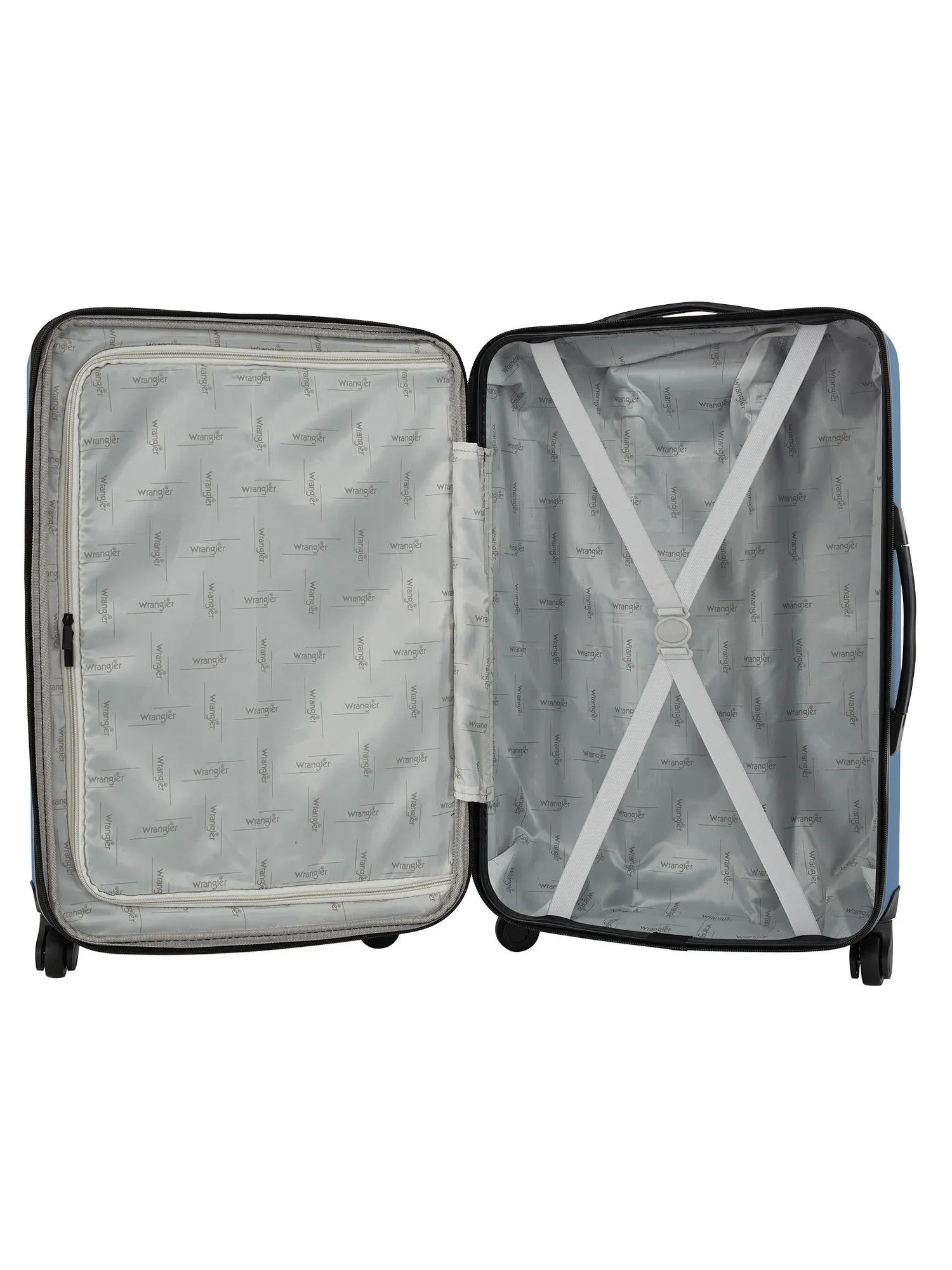 Upright Set, Luggage Wrangler Blue Expandable Rolling Vallarta Travel 3pc.