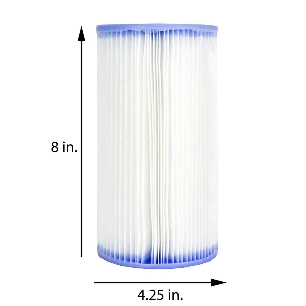 (6 18' Pack) Inflatable Outdoor Set Pool Filter Cartridges with 48" x Intex