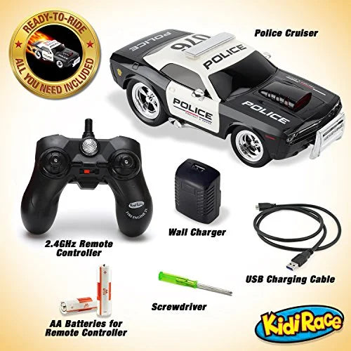 RC Police for Kids Durable, Fun Remote Control Control and to Easy Car KidiRace