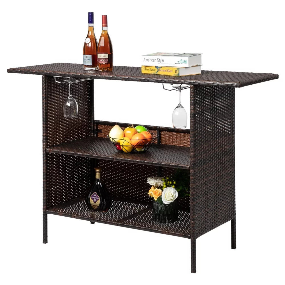 Table Beautiful Modern And Brown Stylish Gradient Bar