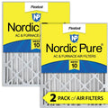Pure Nordic Pleated 2 (3 10 Filters 20x25x4 Pack 5/8) MERV Air