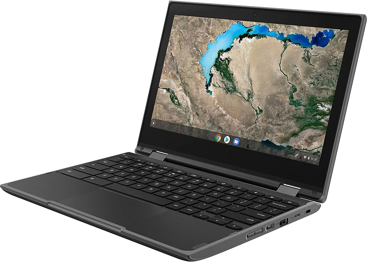 Webcam, OS MediaTek MTK Chromebook, Core, 11.6 RAM, Lenovo Quad HD, 300e 32GB 4GB (Fair) Pre-Owned Chrome inches eMMC, 8173C