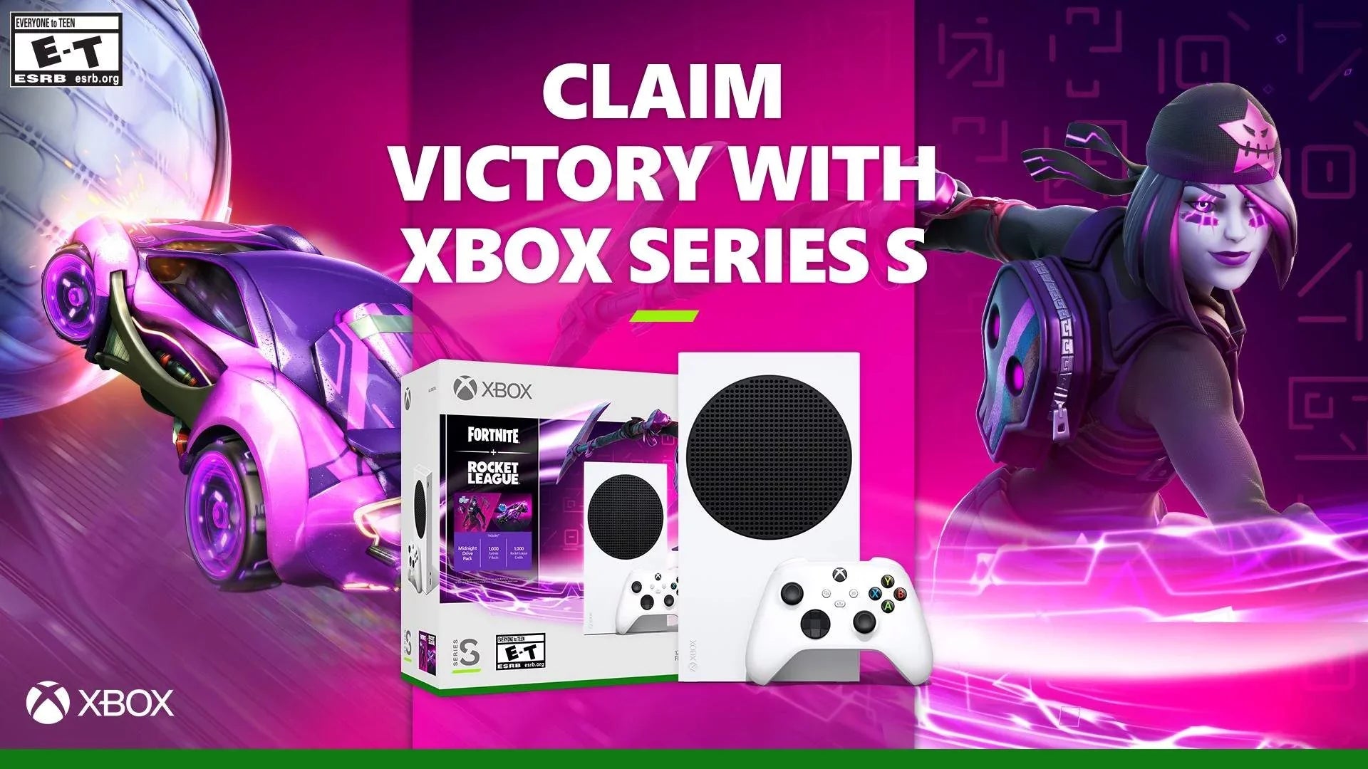 Rocket Pack Xbox Microsoft Bundle Drive & Midnight Waypoint Overwatch League Pack Fortnite S with 2 Series