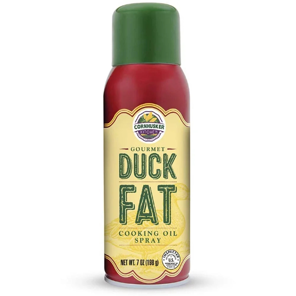 Red 2 with Cornhusker Deco Spray Kitchen Cooking Heat Oil Pack Bundle Pair Gourmet of Mitt Resistant Oven Chef Fat Duck
