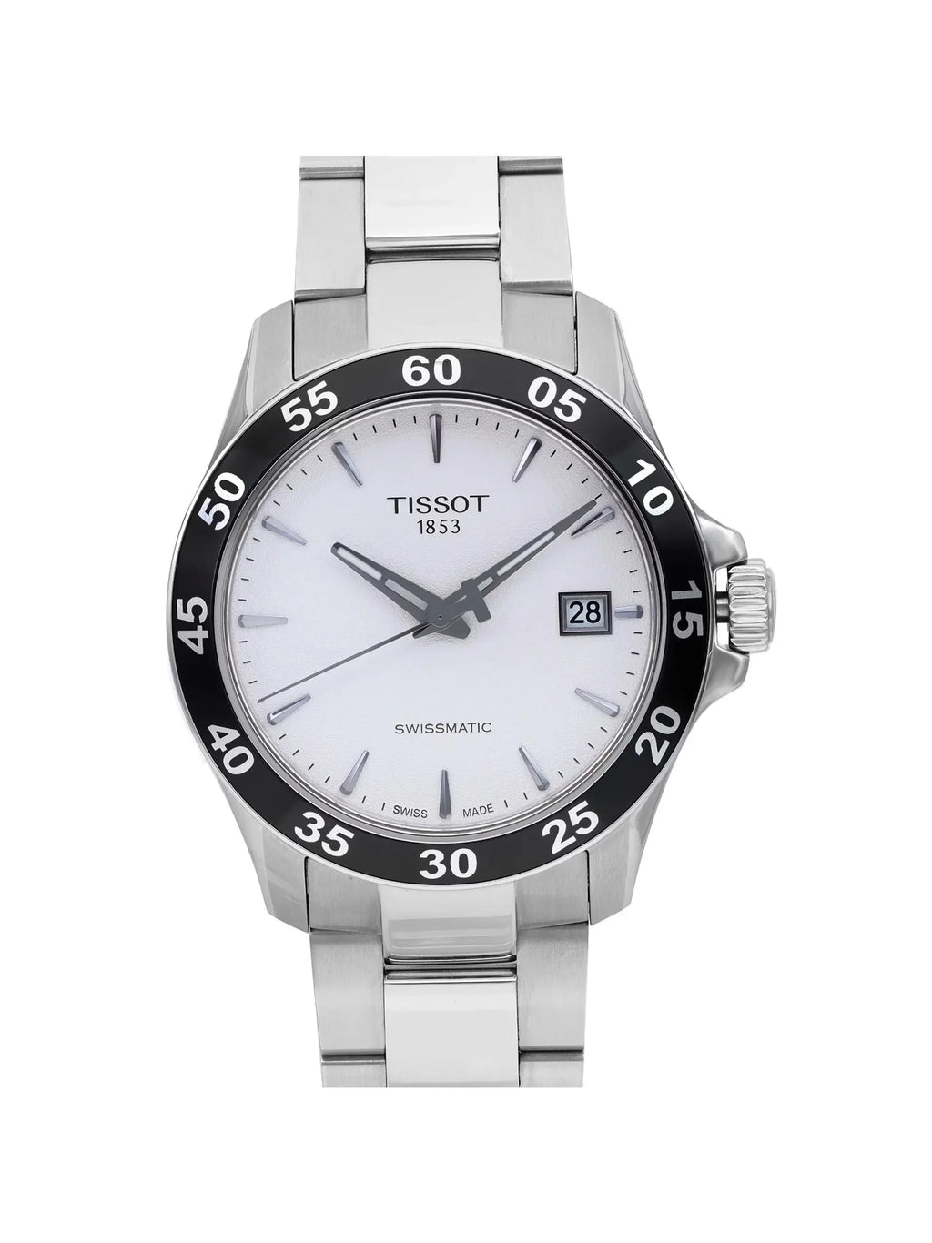 T106.407.11.031.00 Swissmatic Dial Tissot V8 Watch Steel Automatic Men Silver