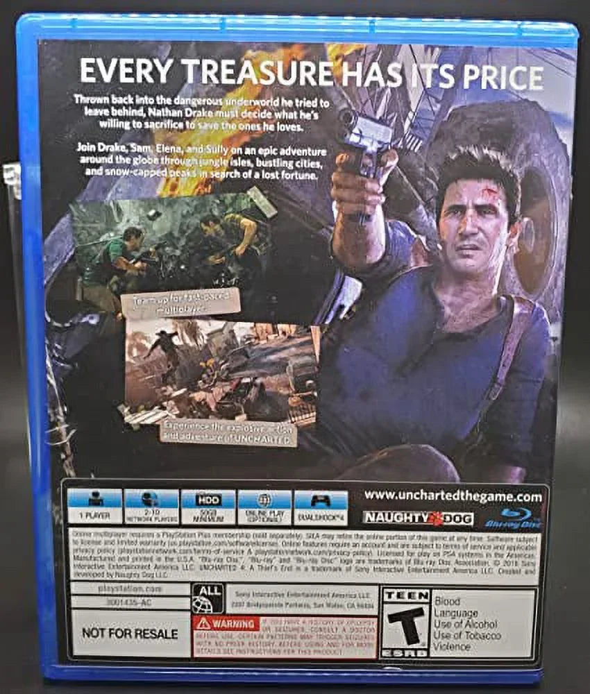 Uncharted (PS4) 4: End Thief's A