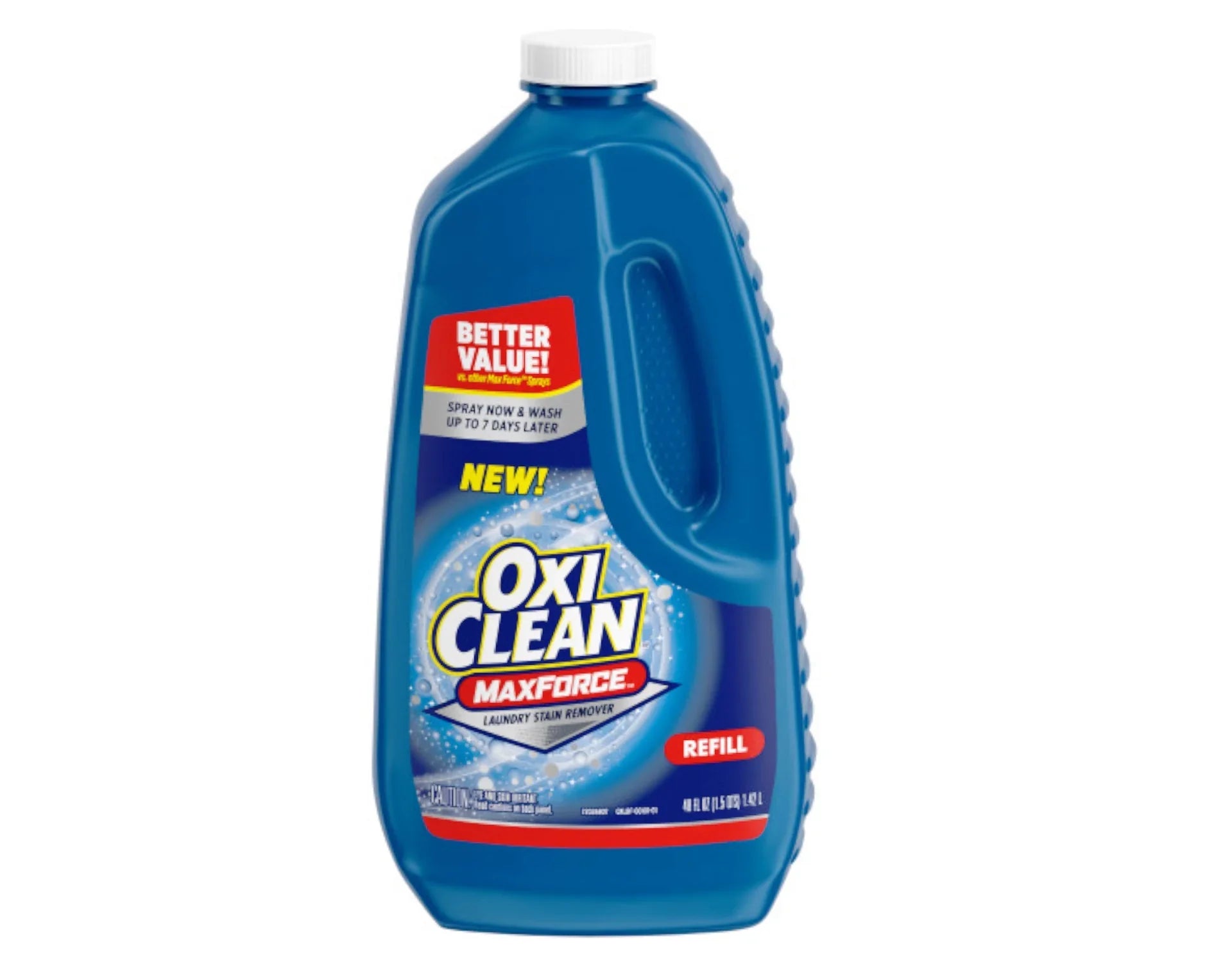 Total Refill oz + 48 Oz Bottle Stain Spray, Laundry Max Oz 60 Remover Force Kit fl Fl Fl OxiClean 12