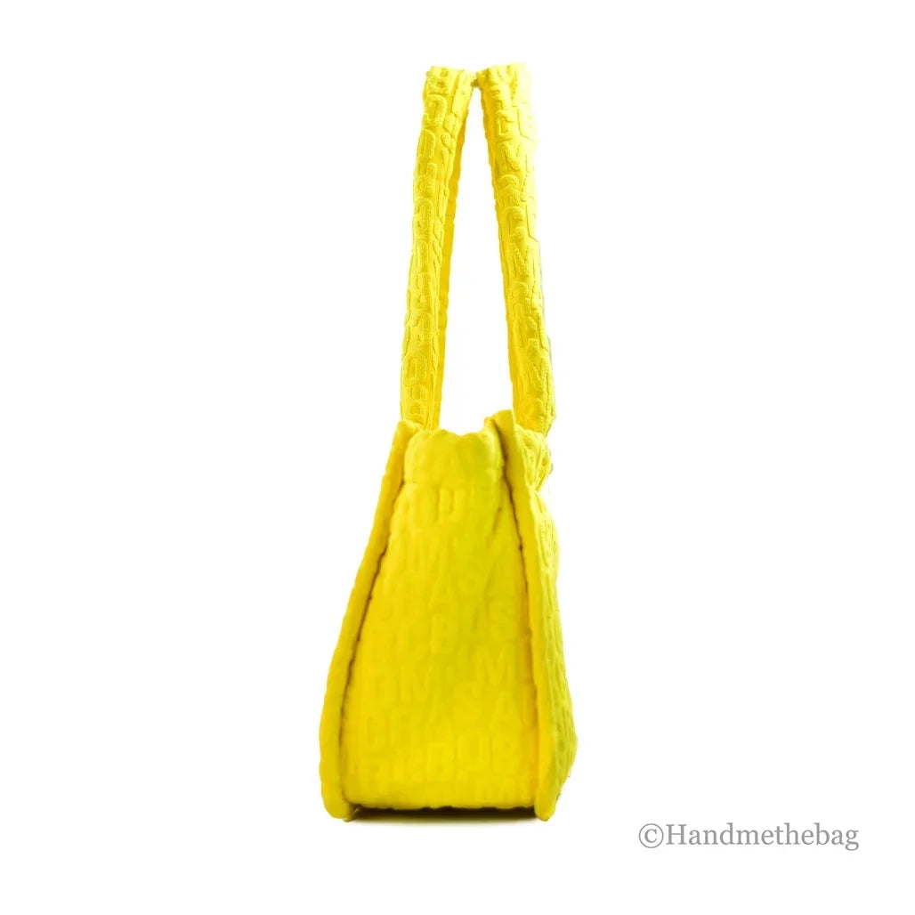 Golden Fabric Bag Kiwi Purse Jacobs Marc The Medium Terry Monogram Tote